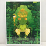 Rachel Feirman "Queen Penelope Frog" 11x14 Digital Art Print