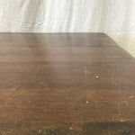 3pc Vintage Rustic Solid Pine Trestle Dining Set