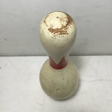 Vintage Brunswick Red Crown Wooden Bowling Pin