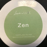 Lavender in Luxe 2oz "Zen" Candle in Clear Glass Jar