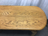 Vintage Solid Oak Sofa Table
