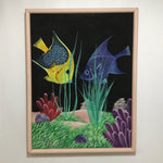 Vintage Signed & Framed Original Fish Painting