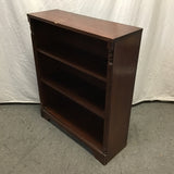 Vintage Solid Black Walnut 4-Tier Shelf