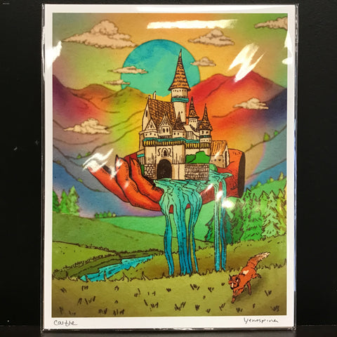 Yen Ospina "Castle" 8.5x11 Signed Art Print