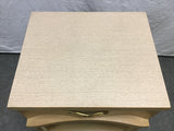 Single Vintage MCM Faux-Walnut Laminate 2-Tier Night Stand