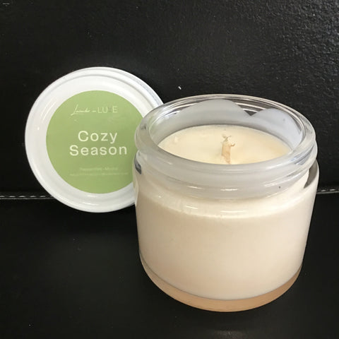 Lavender in Luxe 2oz "Cozy Season" Candle in Clear Glass Jar