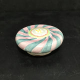 Single Retired Mackenzie-Childs "Cayuga" Ceramic Cabinet Knob