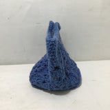 Sarahjane Harrigan Blue Crocheted Mini Tote