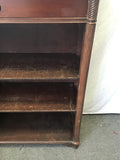 Vintage Mahogany Veneer 4-Tier 1-Drawer Shelf