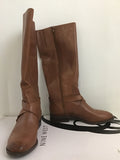 Nine West Brown Leather "Blogger" Riding Boot