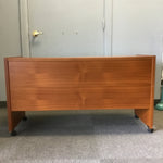 Modern Danish Modern Teak Veneer Rolling Children's Desk