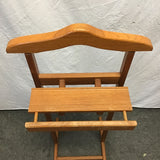 Modern Solid Tropical Wood Butler's Stand