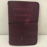 Made Quietly Debossed Pink Leather Journal