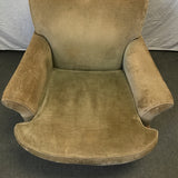 Vintage Cottage Core Green Floral Armchair