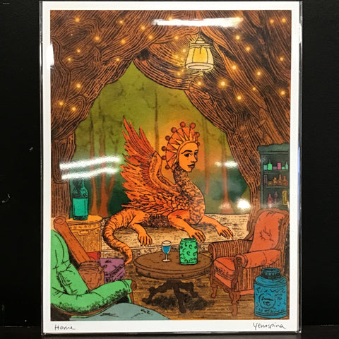 Yen Ospina "Home" 8.5x11 Signed Art Print