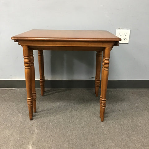 Set of Conant Ball Furniture Makers Rock Maple Nesting Tables