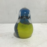 Vintage Langham Blown Glass Blue Tit