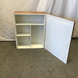 Vintage Medium-Stained Solid Cherry Bathroom Cabinet