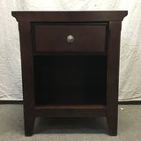Modern Craftsman Walnut Veneer 2-Tier Night Stand