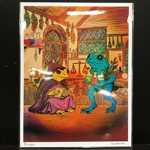 Yen Ospina "Recipes" 8.5x11 Signed Art Print