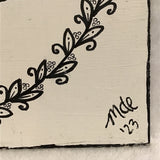 Eltimar Design "Blessed" Holiday Artwork on White MDF