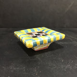 Single Retired Mackenzie-Childs "Torquay" Square Ceramic Drawer Pull