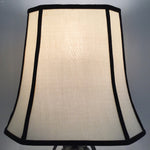 Vintage Red & Yellow Glass Table Lamp