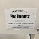 Modern Pier 1 "Ronan" White Buffet & Hutch