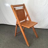 Vintage Craftsman Solid Maple Folding Chair