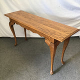 Vintage Solid Oak Sofa Table