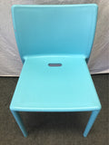 Contemporary MCM Magis Light Blue Resin Air Chair by Jasper Morrison