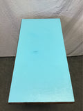 Vintage Blue-Painted Mahogany Veneer Flip-Top Dining Table