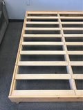 Modern Solid Pine Queen Platform Bed