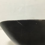 8pc Service for 7 Vintage Solid Ebony Salad Serving Set