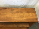 Vintage Solid Cherry 4-Tier Shelf