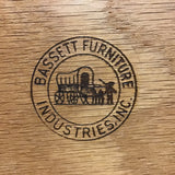 Vintage MCM Bassett Walnut Veneer 6-Drawer Dresser