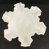 Vintage Fenton White Hobnail Milk Glass Vase