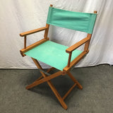 Solid Maple & Green Canvas Director's Chair