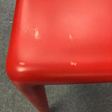 Contemporary MCM Magis Red Resin Air Chair by Jasper Morrison