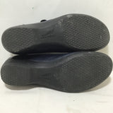 Dansko "Franny" Navy Leather Blockheel Loafers