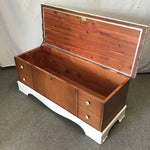 Vintage Lane White-Painted Cedar Chest