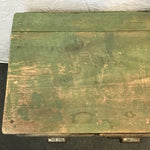 Vintage Rustic Green & White Painted 9-Drawer Dresser