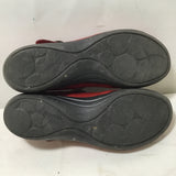 Dansko "Matilda" Red Vegan Leather Blockheel Mary Janes