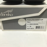 Dansko "Franny" Navy Leather Blockheel Loafers