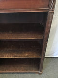 Vintage Mahogany Veneer 4-Tier 1-Drawer Shelf