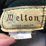 Vintage Melton Green Wool Jacket