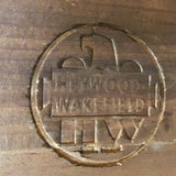 Vintage Farmhouse Heywood Wakefield Solid Pine Rolling Cabinet