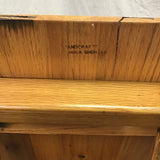 Craftsman Handmade Solid Oak Coffee Table