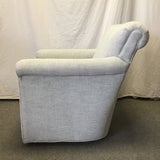 Contemporary England Furniture "Jakson" Grey Upholstered Swivel Armchair