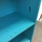 Modern Blue Painted Laminate 5-Tier Shelf